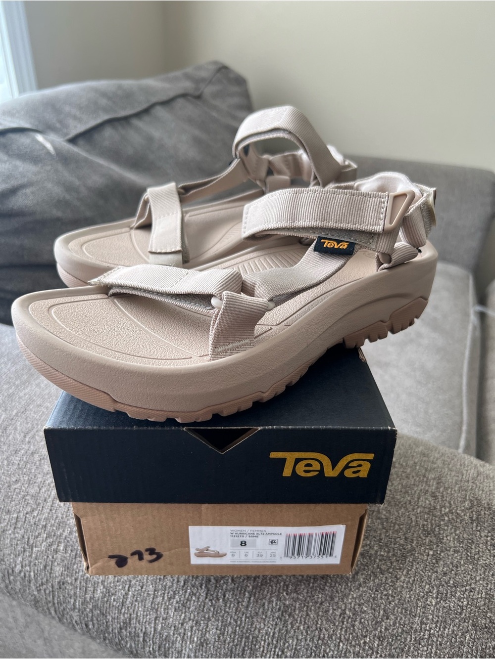 Teva Women's Platform Sandals in Light Tan